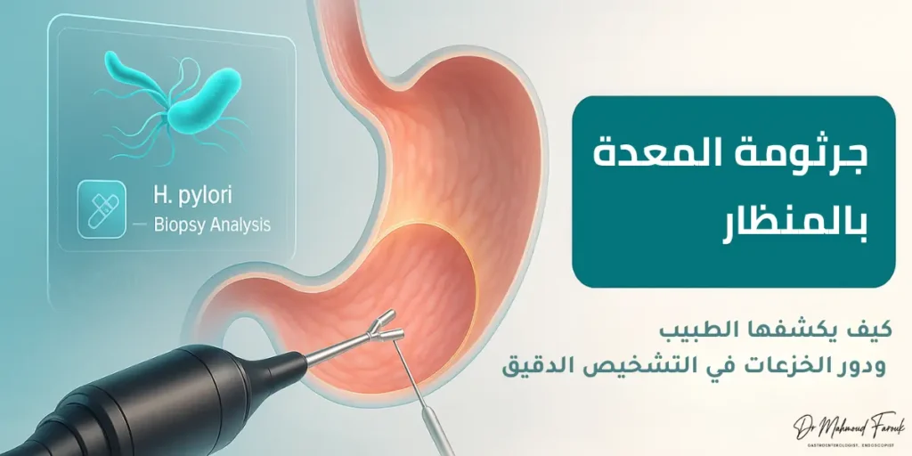 جرثومة المعدة بالمنظار