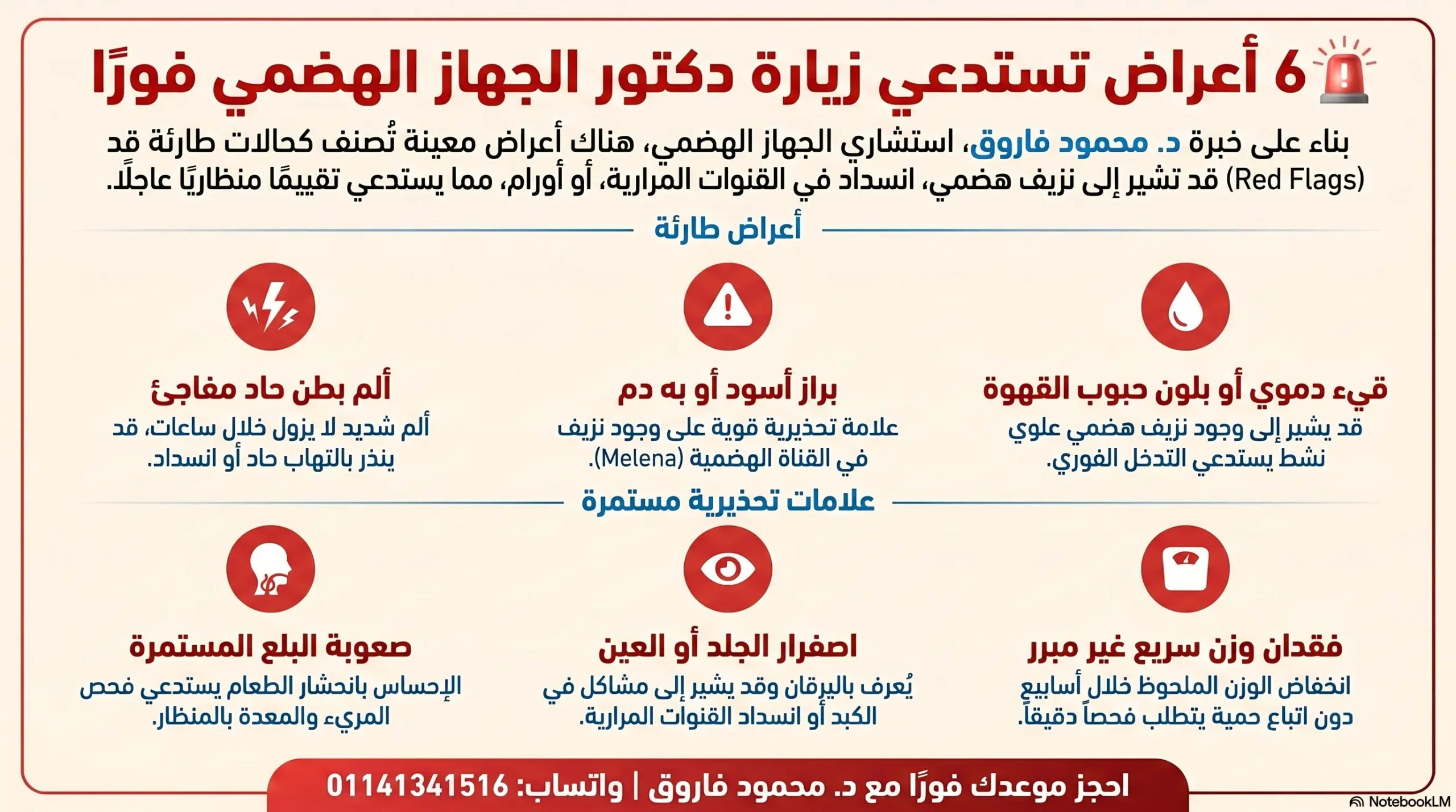 أعراض تستدعي زيارة افضل دكتور مناظير في مصر فورًا